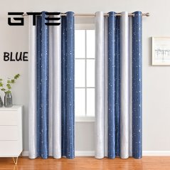Gdeal GTE Living Room Curtains Sunscreen UV Protection High Precision Full Shading Blackout Curtain (100cm x 150cm)