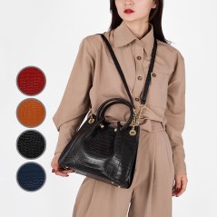 Gdeal 2pcs Women Handbag Crocodile Pattern Shoulder Bags Female Sling Casual Fashions
