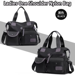 Gdeal Korean Style Ladies One Shoulder Nylon Bag Portable Messenger Bag Multi Pocket Mommy Bag
