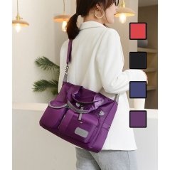 Gdeal Korean Style Ladies One Shoulder Nylon Bag Portable Messenger Bag Multi Pocket Mommy Bag