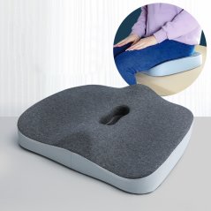 Gdeal GTE Office Comfortable Hip Cushion Seat Universal Soft Foam Lining Spine Protection