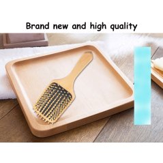 Gdeal Big Wooden Brush Anti-static Air Cushion Health Hair Care Spa Massage Comb Lotus Comb