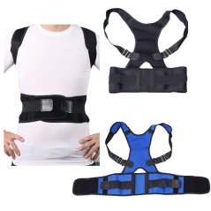 Gdeal Adjustable Comfortable Posture Back Lumbar Support Corrector Brace Shoulder Band Belt