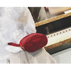 Gdeal Oval Korean Fashion Shoulder Bag Multi-purpose Chest Pocket Spiraea Love Ribbon Sling Bag (RYL-225)
