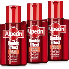 Alpecin Double Effect Anti Dandruff and Hair Growth Shampoo 3x 200ml