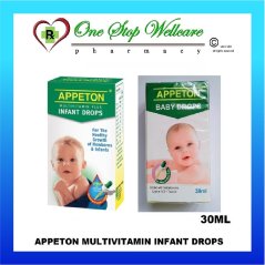 Appeton Multivitamin Baby Drops 30ML / Infant Drops (EXP: 10/2024)