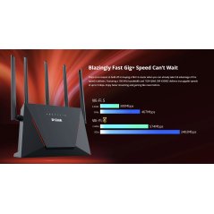 دي لينك راوتر واي فاي 6 شبكي AX3000 جيجابت (DIR-X3000Z)