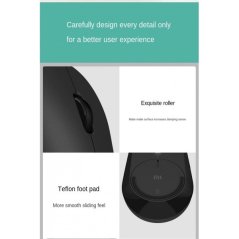 Xiaomi Silent Mouse 5.0 2.4G Wireless Side Buttons 1300dpi WXSMSBMW03