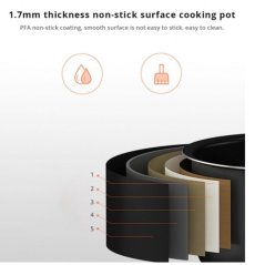 شاومي جهاز طهي الأرز كهربائي ذكي سعة 1.6 لتر بشاشة LED طراز (DFB201CM)