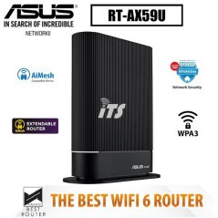 اسوس راوتر سلسلة AX4200 ثنائي النطاق واي فاي 6 (RT-AX59U)