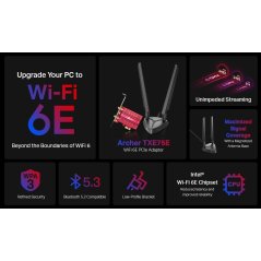 TP-Link AXE5400 Wi-Fi 6E Bluetooth 5.2 PCIe Adapter (Archer TXE75E)