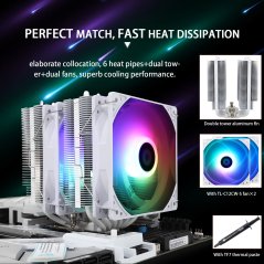 Thermalright Peerless Assassin 120 SE ARGB White CPU Air Cooler