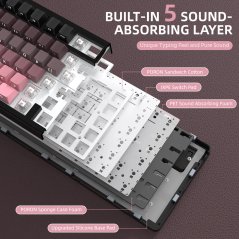 Attack Shark X85 Wireless Mechanical Keyboard (Blackberry)