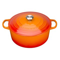 Le Creuset Signature Volcanic Cast Iron Round Casserole - 28cm