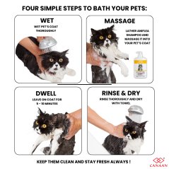 Canaan Aniflea Anti Flea Cat Shampoo Stops Insects Maturation - 500ml