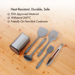 Fukuro 260 ProSilicone Cooking Utensil Set 5-Piece
