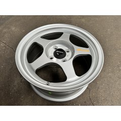 New 15X7 ET41 AOW Flow Formed Spoon Rim (4 Wheel) Gloss Silver 4X100