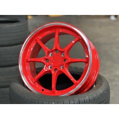 New 15X7 ET35 AOW Flow Formed CE28CR Rim (4 Wheel) Gloss Red 4X100