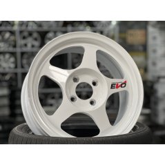 New 15X7 ET41 AOW Flow Formed Evo Rim (4 Wheel) Gloss White 4X100