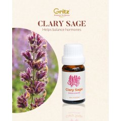 Clary Sage Essential Oil – Balance • Calm • Hormone Support - 10ml