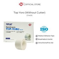 Top Yoro 12's 1 Inch Soft Surgical Paper Tape (without Cutter)