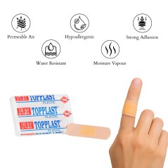 Topplastic Plaster for Small Cuts & Wounds 20's
