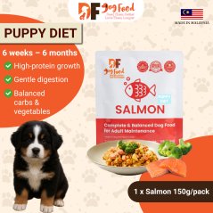 DF Dog Food Puppy Diet - Salmon (1 x 150g)