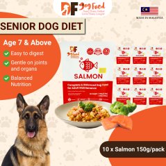 DF Dog Food Senior Diet - Salmon (10 x 150g)