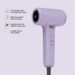 Stryv Colour+ 2.0 Mini Hair Dryer 4 Temps & 2 Speeds - (Grape Frost)