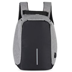 Hometech2u GUAPABIEN MULTIFUNCTION TRAVEL USB PORT BACKPACK FOR MEN (GRAY)