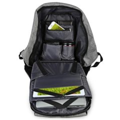 Hometech2u GUAPABIEN MULTIFUNCTION TRAVEL USB PORT BACKPACK FOR MEN (GRAY)