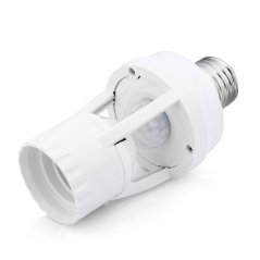 Hometech2u Smart LED Lamp Bulb Holder With Infrared PIR Motion Sensor