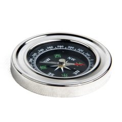 Hometech2u MAP MEASURER COMPASS DISTANCE CALCULATOR OUTDOOR CAMPING HIKING TOOL (SILVER)