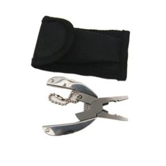 Hometech2u MULTI-FUNCTIONAL TOOL FOLDING PLIERS (SILVER)