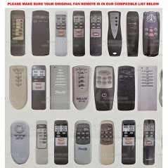 Hometech2u Universal Fan Remote For Cyclone Khind Oshino Mitsubishi Sapphire Sharp Mistral Milux