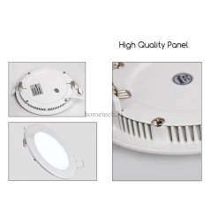 Hometech2u Round 4" 12W LED Panel Downlight Ceiling Light (Daylight)