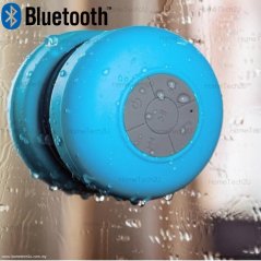 Hometech2u Portable Shower Waterproof Wireless Bluetooth Mini Speaker Receive Call & Music Suction Phone Mic In bath, eRomman Marketplace