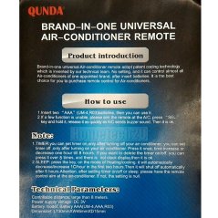 Hometech2u HAIER Air Conditioner Remote Control Compatible for HAIER air Cond