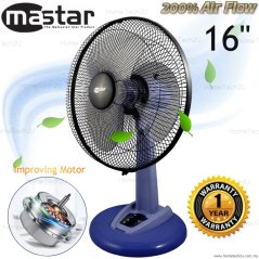 Hometech2u  Mastar 16" Inch Table Fan MAS-464TF (Blue)
