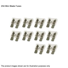 Ipohonline ZEEMAN Automotive 25A Standard Blade Plugin Fuses - 10pcs