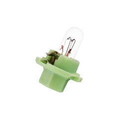 Ipohonline Trifa Plastic Base Lamps White-Green 02717 2W 12V For Proton Meter Panel Bulb - 10 Pieces