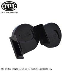 Ipohonline Hella 3FH 940 800-821 Black Sleek 24V Horn Set
