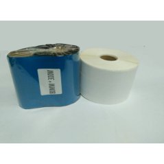 Ipohonline 1 Roll Wax Barcode Ribbon 80mm x 300m + 3 Barcode Label 60mm x 50mm  (Black - White)