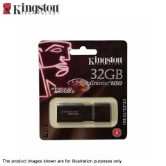 Ipohonline Kingston DataTraveler 100 G3 32GB USB 3.1 Gen 1 / 3.0 / 2.0 Flash Drive LATEST, eRomman Marketplace