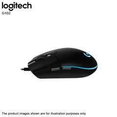 Logitech G102 Prodigy Programmable RGB Gaming Mouse 6000 DPI