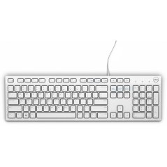 Dell Chiclet Keyboard KB216 Multimedia USB (White)