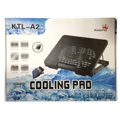 Kingses KTL-A2  Laptop Cooling Pad for 9"-17" Notebook (Black / Blue)