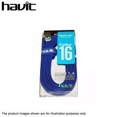 Havit 2K HDMI 1.4 3D Full HD 1080P HDTV Signal Flat Cable 3M 10ft (Blue), eRomman Marketplace