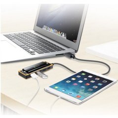Ipohonline J5create USB 3.0 4-Port HARMONICA HUB (JUH345BE) - BLACK, eRomman Marketplace