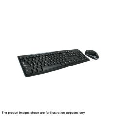 Logitech Usb Keyboard + Usb Mouse Media Combo Mk200
